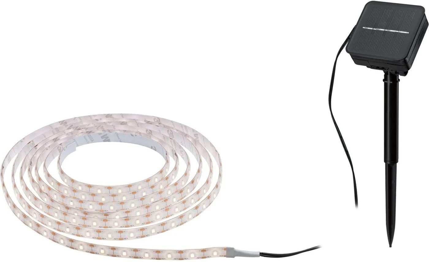 PAULMANN LED-Streifen Solar Schwarz IP44 mit Dämmerungssensor 3m - Bild 3