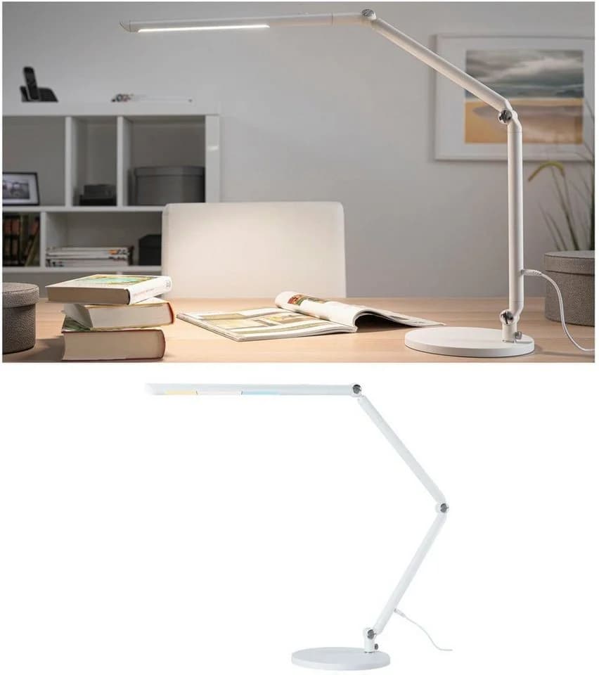 Paulmann LED Schreibtischlampe FlexBar Weiß Dimmbar - Bild 3