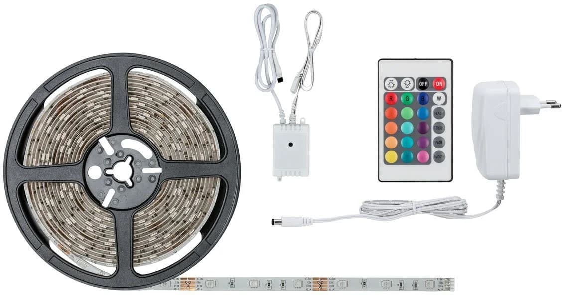 PAULMANN SimpLED LED-Streifen 5m Weiß RGB Fernbedienung
