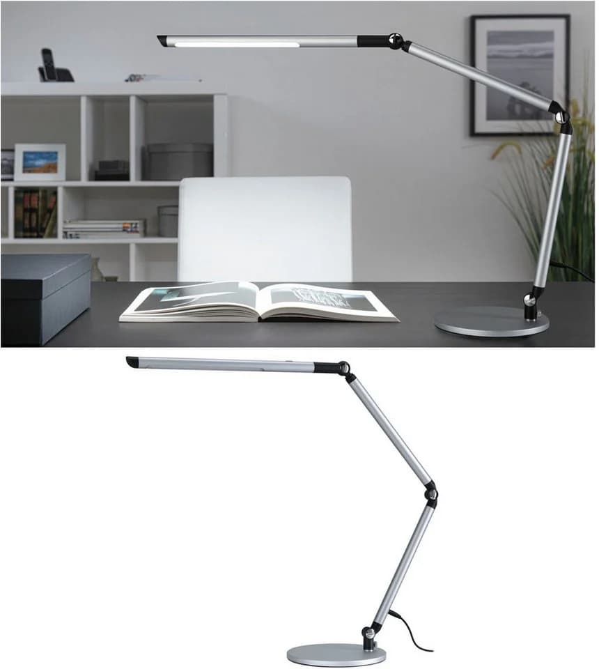 Paulmann LED Schreibtischlampe FlexBar Silber matt - Bild 3