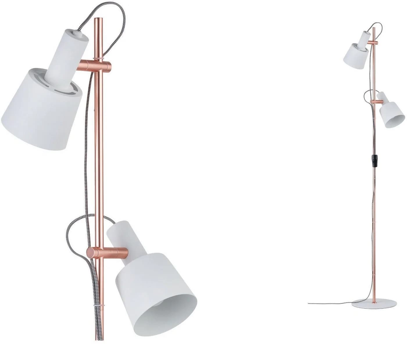 PAULMANN LED Stehlampe Haldar Weiß/Rosa Metall - Bild 3