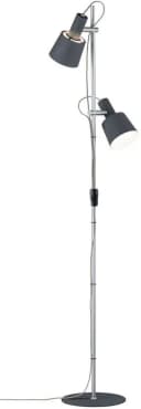 PAULMANN LED Stehlampe Haldar Grau Chrom 152cm E14 Bild 2