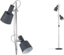 PAULMANN LED Stehlampe Haldar Grau Chrom 152cm E14 Bild 3