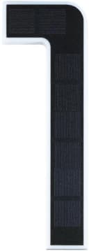 Paulmann LED Außen-Wandleuchte Solar Hausnummer Schwarz Bild 1