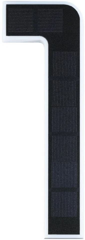Paulmann LED Außen-Wandleuchte Solar Hausnummer Schwarz