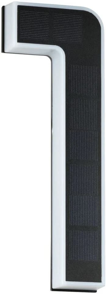 Paulmann LED Außen-Wandleuchte Solar Hausnummer Schwarz - Bild 4
