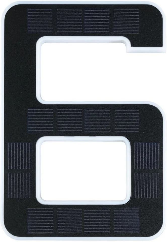 PAULMANN Solar Hausnummer LED Wandleuchte Schwarz