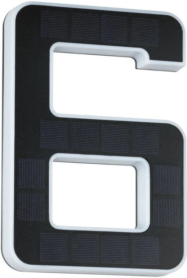 PAULMANN Solar Hausnummer LED Wandleuchte Schwarz - Bild 4