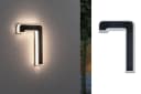 Moderne Außen-Wandleuchte in Schwarz Bild 2