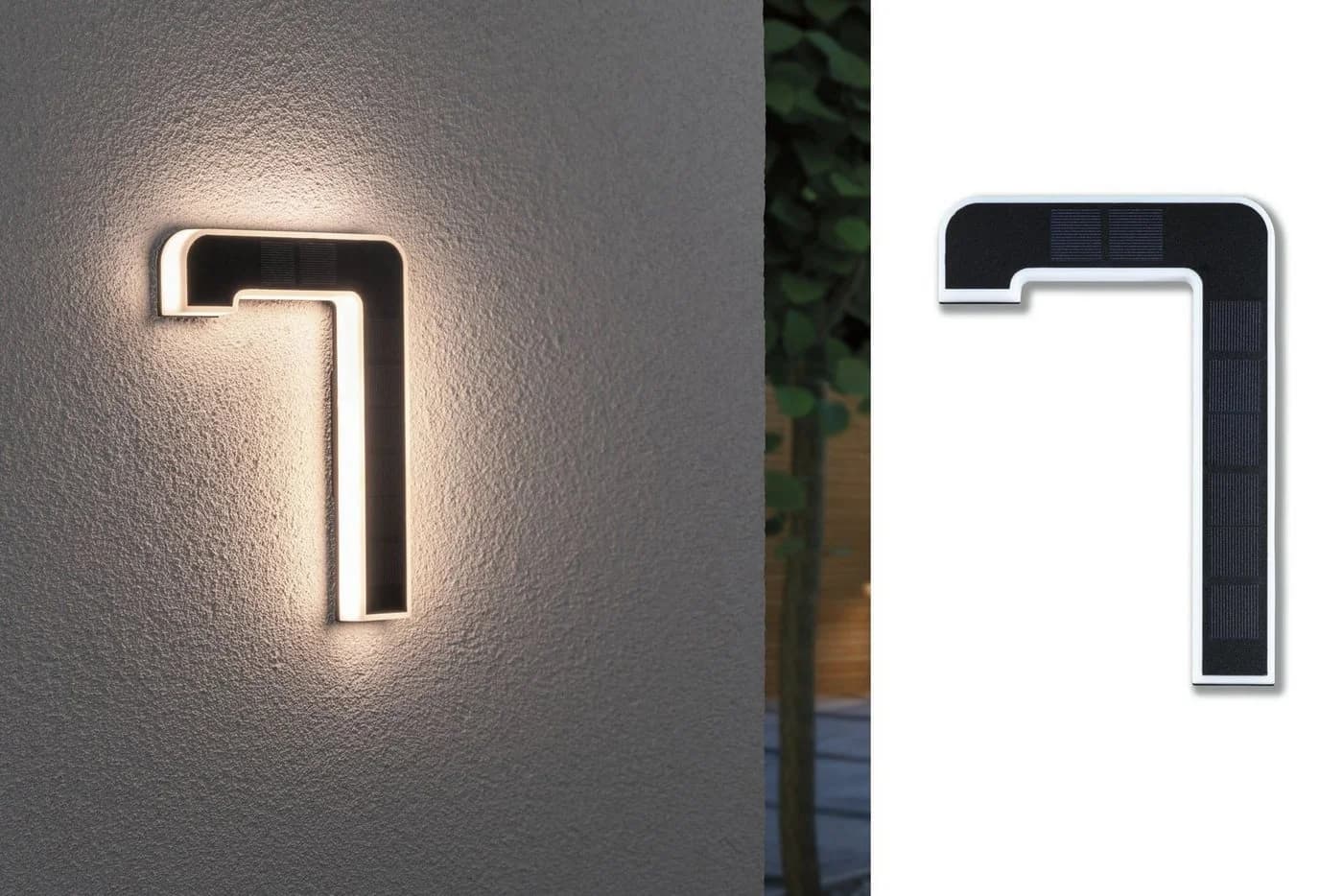 Moderne Außen-Wandleuchte in Schwarz - Bild 2