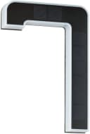 Moderne Außen-Wandleuchte in Schwarz Bild 4