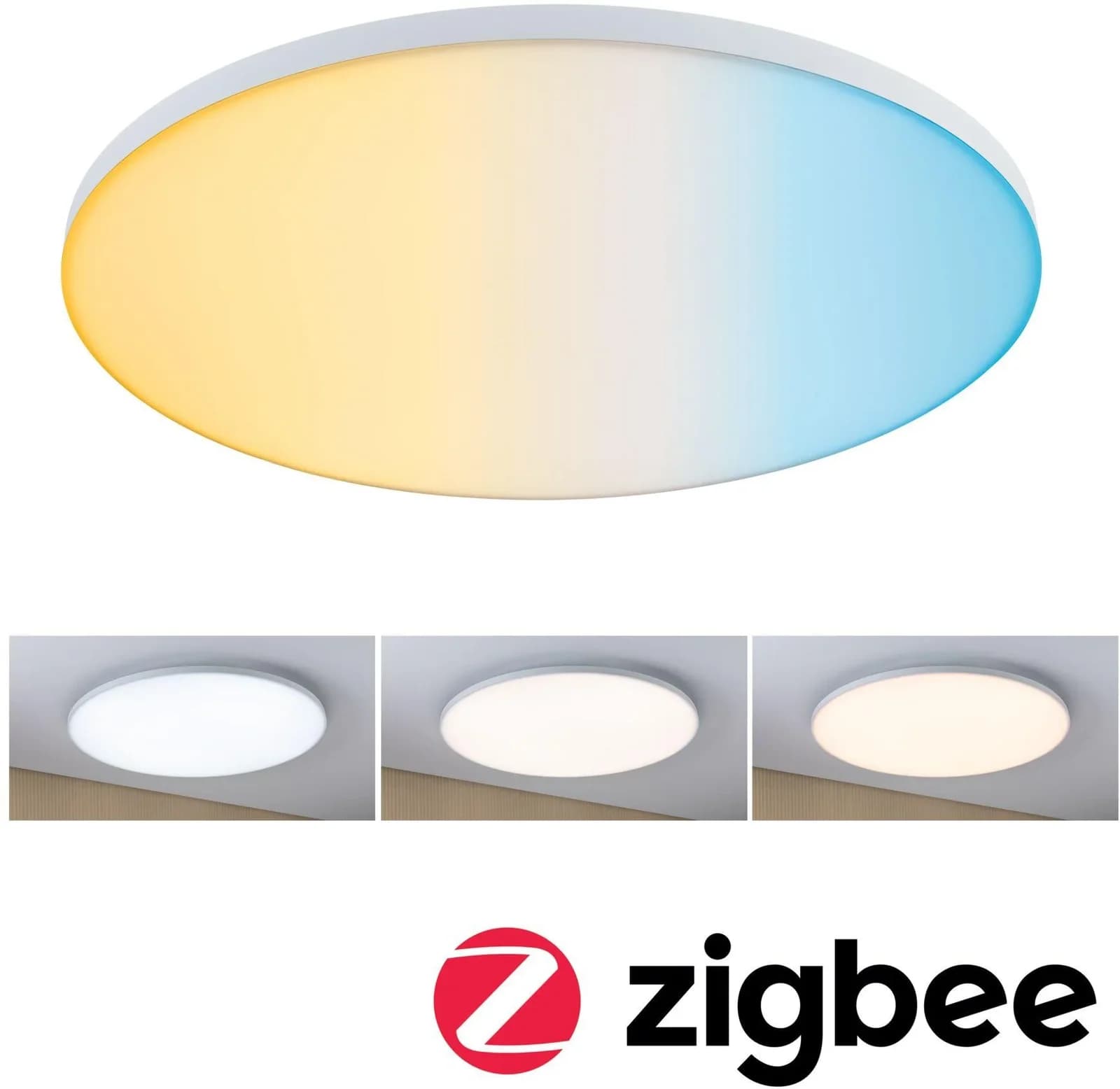Paulmann Velora LED-Panel ZigBee CCT rund Ø 60 cm
