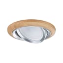 Paulmann LED Einbauleuchte Lanati 6W 2700K Warmweiß Holzoptik Eiche Bild 2