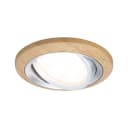 Paulmann LED Einbauleuchte Lanati 6W 2700K Warmweiß Holzoptik Eiche Bild 3