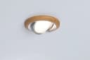 Paulmann LED Einbauleuchte Lanati 6W 2700K Warmweiß Holzoptik Eiche Bild 4