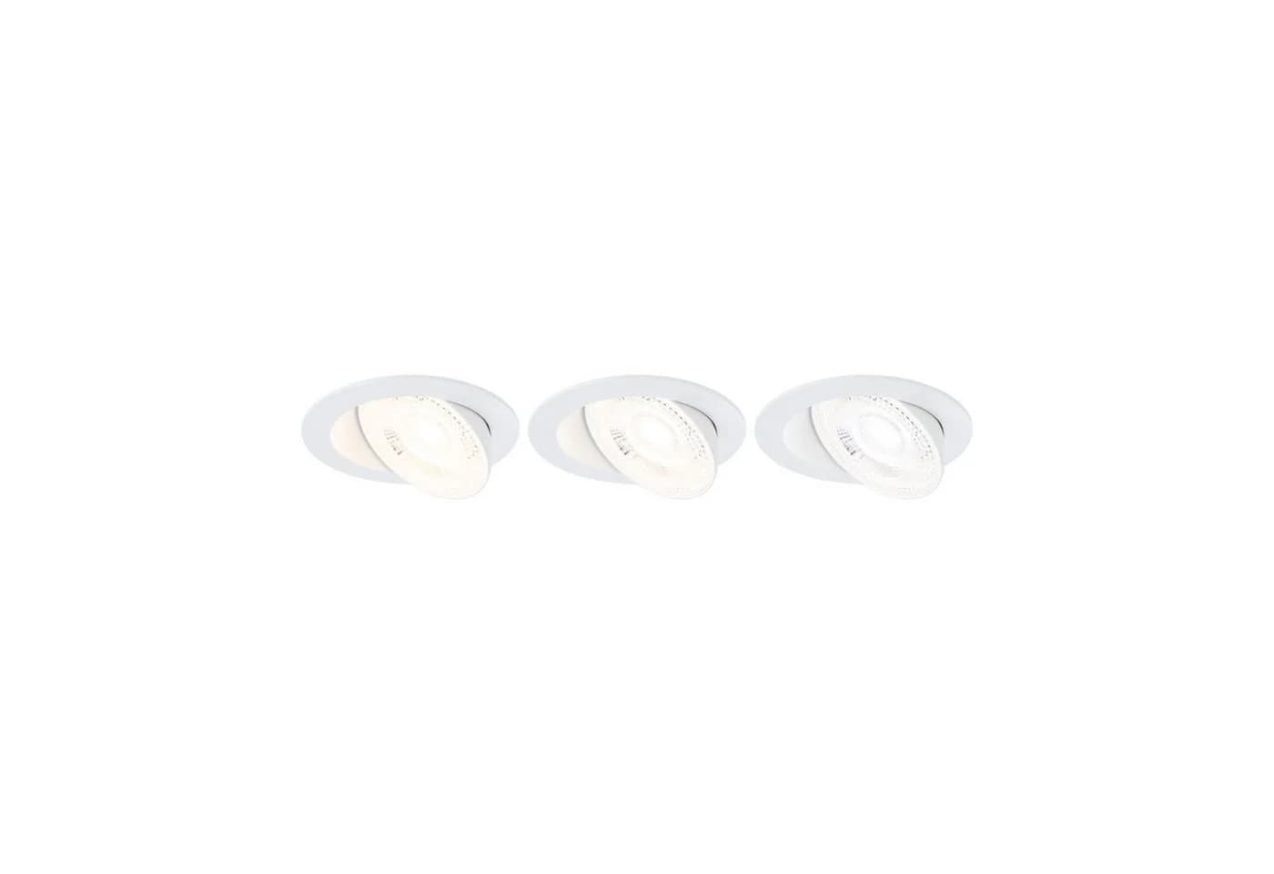 PAULMANN LED Einbauleuchte Aumus 3er-Set Weiß Dimmbar - Bild 2