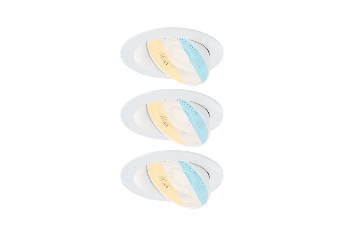 PAULMANN LED Einbauleuchte Aumus 3er-Set Weiß Dimmbar - Bild 5