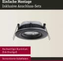 Paulmann Einbaulampe Nova Plus Schwarz GU5.3/GU10 IP65 Bild 4