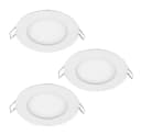 Paulmann LED Einbaustrahler 3er-Set Warmweiß Alu Bild 1