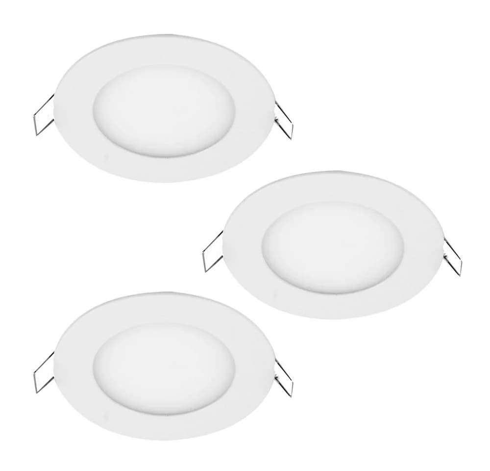 Paulmann LED Einbaustrahler 3er-Set Warmweiß Alu