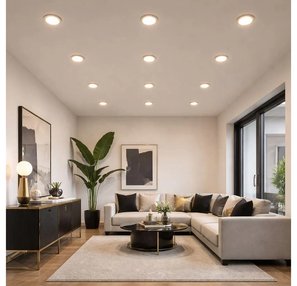 Paulmann LED Einbaustrahler 3er-Set Warmweiß Alu - Bild 4