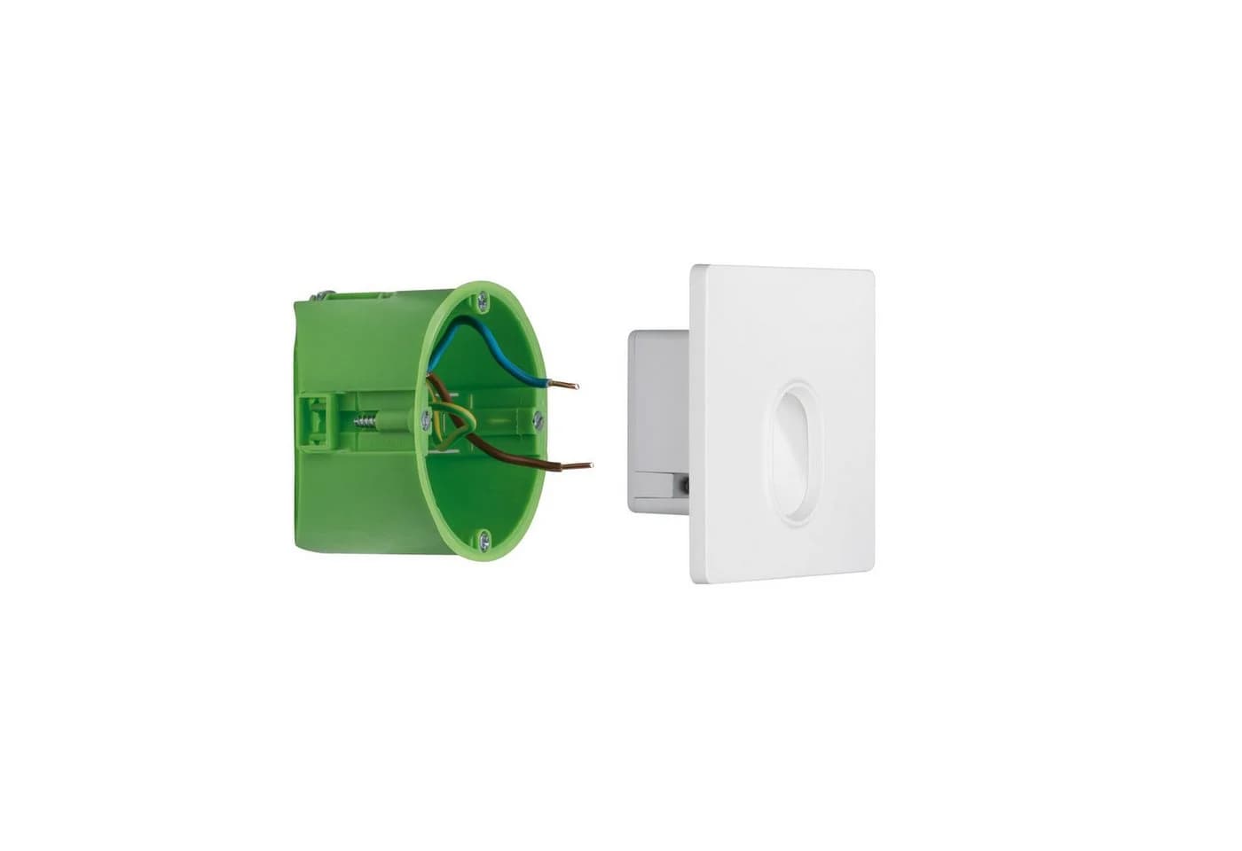 PAULMANN LED Wandleuchte Einbauleuchte Eckig Weiß 1,7W - Bild 4