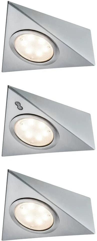 Paulmann Unterschrankleuchte LED mit Näherungssensor 3x2,8W Warmweiß 3er-Set - Bild 3