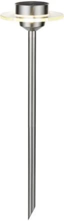 PAULMANN LED Gartenleuchte Solarspieß UFO Edelstahl Silber Bild 1