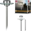 PAULMANN LED Gartenleuchte Solarspieß UFO Edelstahl Silber Bild 2