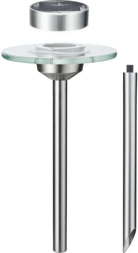 PAULMANN LED Gartenleuchte Solarspieß UFO Edelstahl Silber - Bild 5
