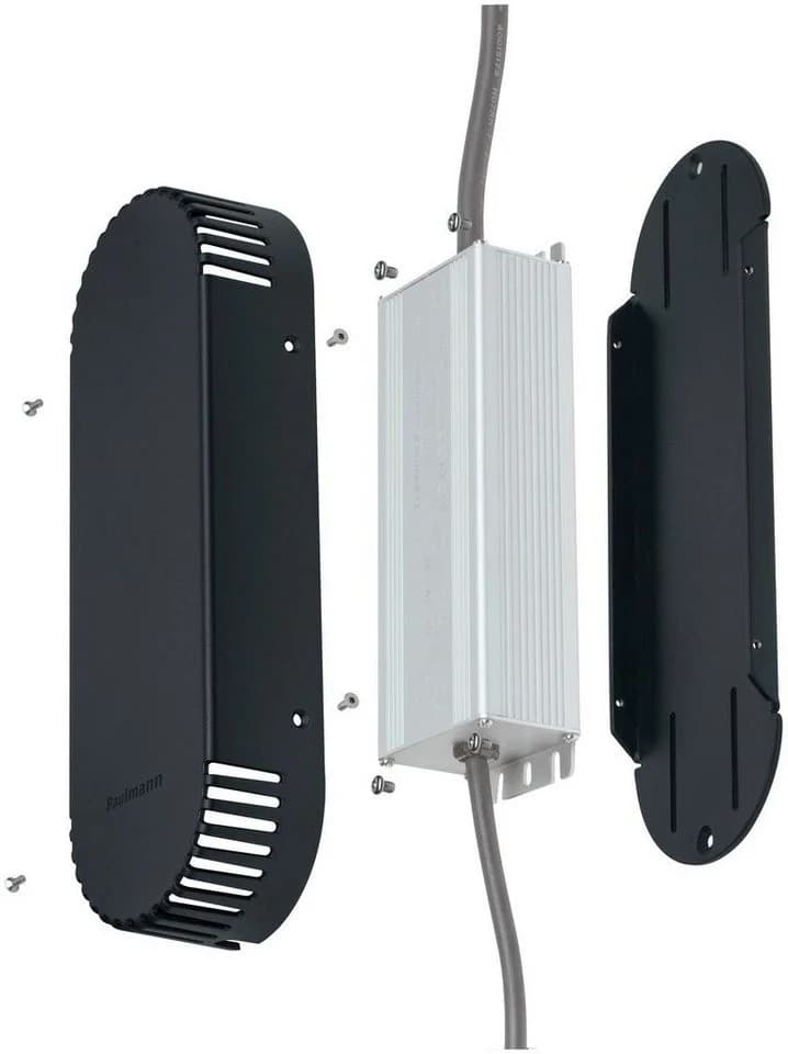 Paulmann Plug & Shine Trafoabdeckung Grau Kunststoff