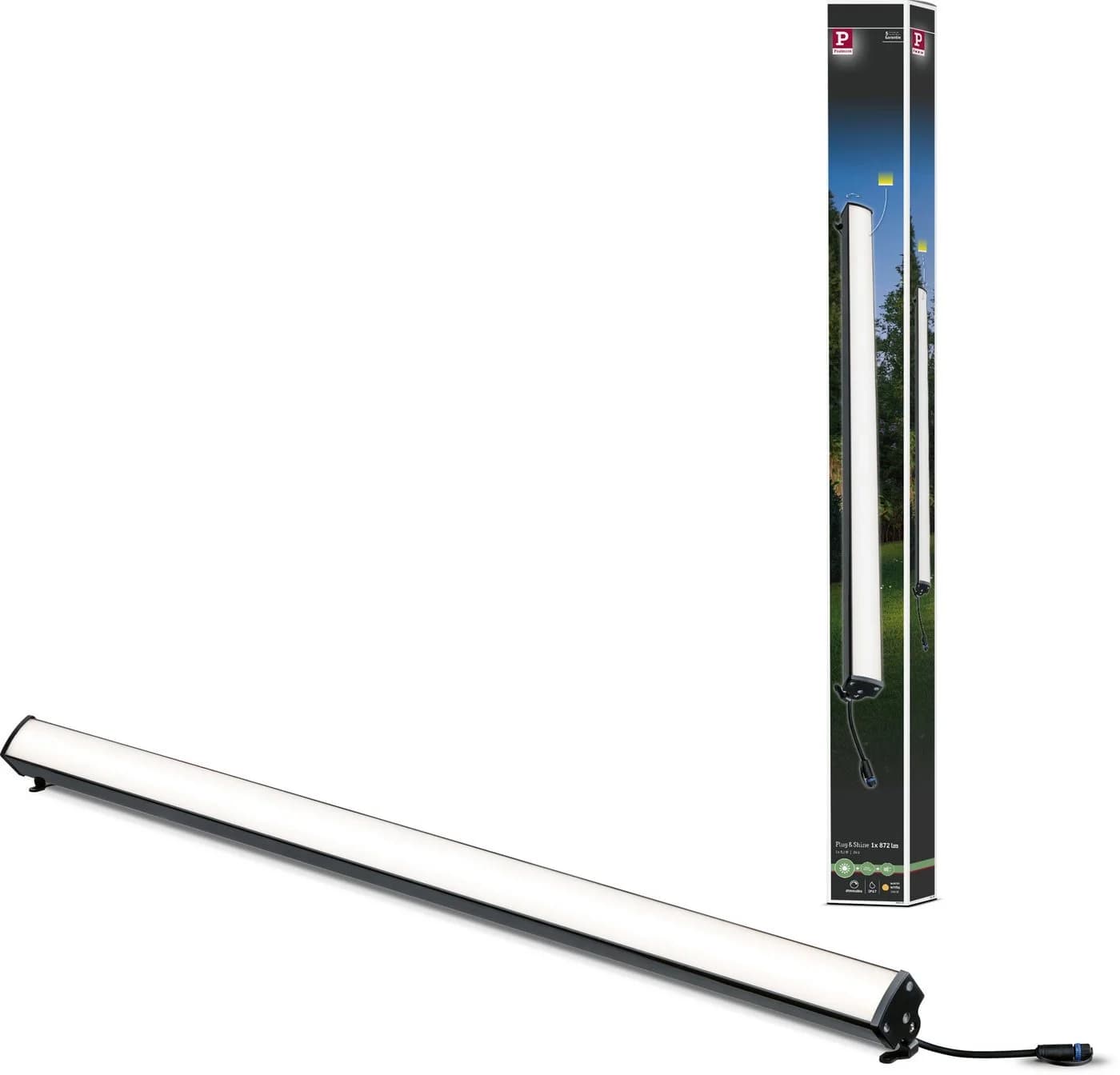 Paulmann Plug & Shine Boden-Lichtleiste 93922 86cm Anthrazit - Bild 2