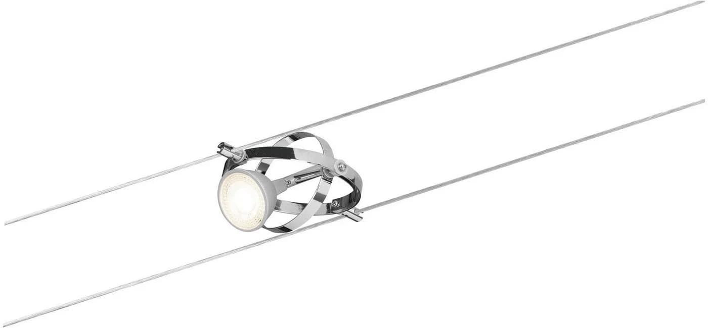 PAULMANN LED Deckenleuchte Cardan 8-fach Dimmbar Silber