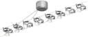 PAULMANN LED Deckenleuchte Cardan 8-fach Dimmbar Silber Bild 2