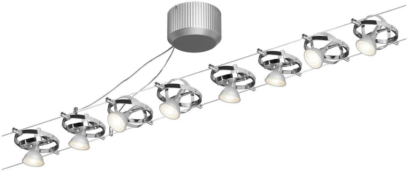 PAULMANN LED Deckenleuchte Cardan 8-fach Dimmbar Silber - Bild 2