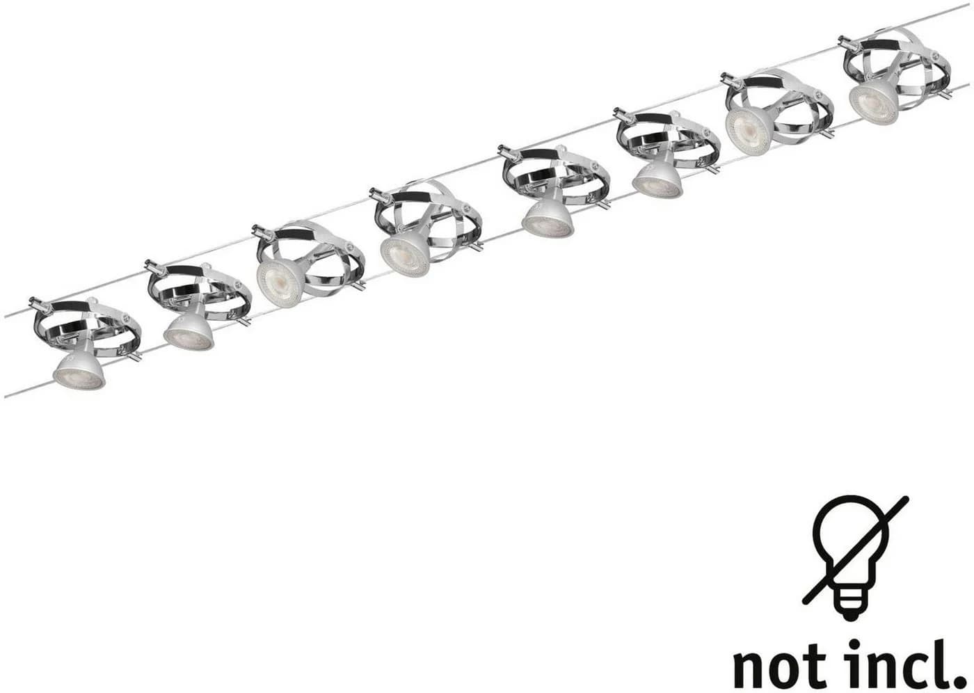 PAULMANN LED Deckenleuchte Cardan 8-fach Dimmbar Silber - Bild 4