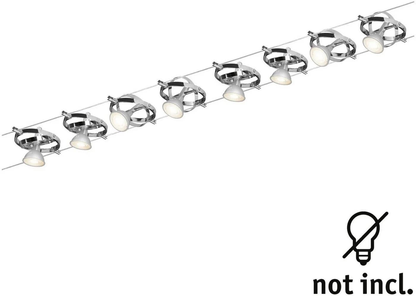 PAULMANN LED Deckenleuchte Cardan 8-fach Dimmbar Silber - Bild 5