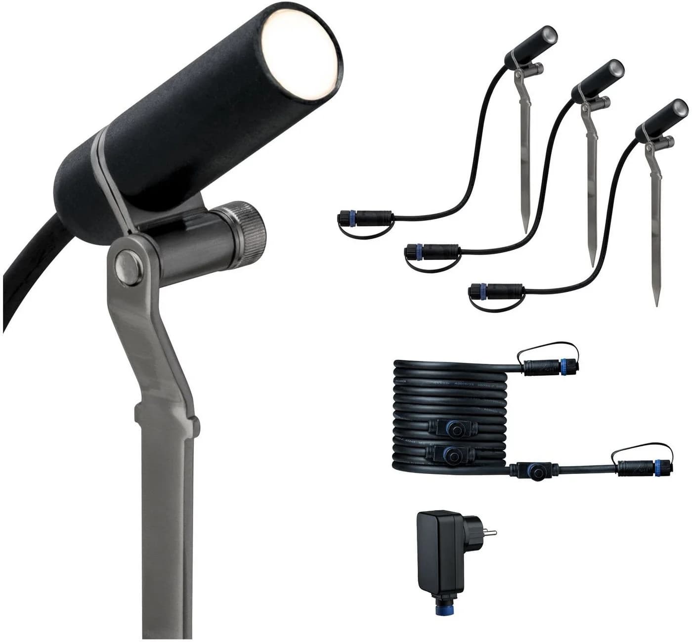 Paulmann Plug & Shine Plantini 3.000K 3er-Basisset Anthrazit - Bild 4