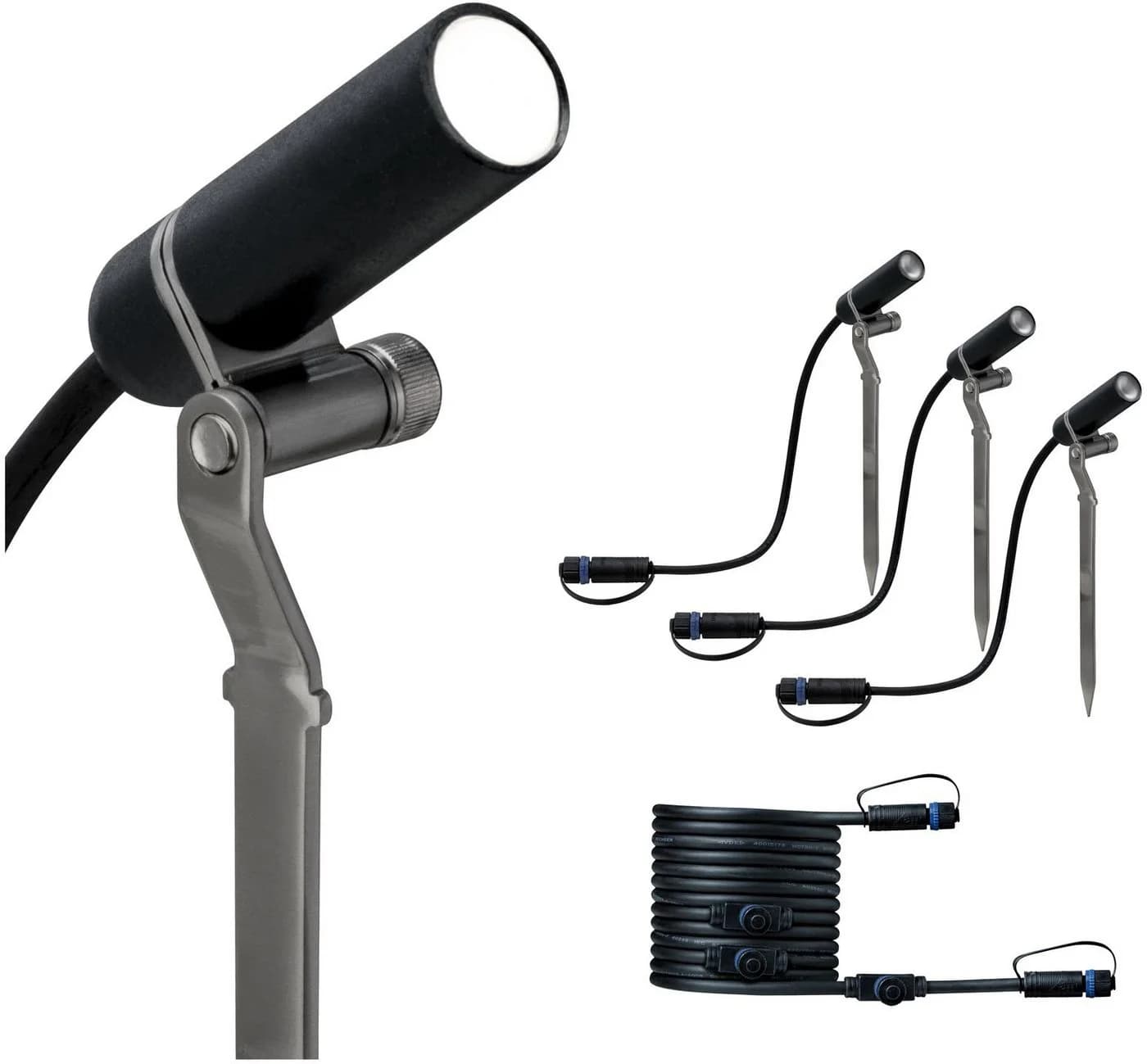 Paulmann Plug & Shine Plantini 3000K 3er-Ergänzung Anthrazit - Bild 4