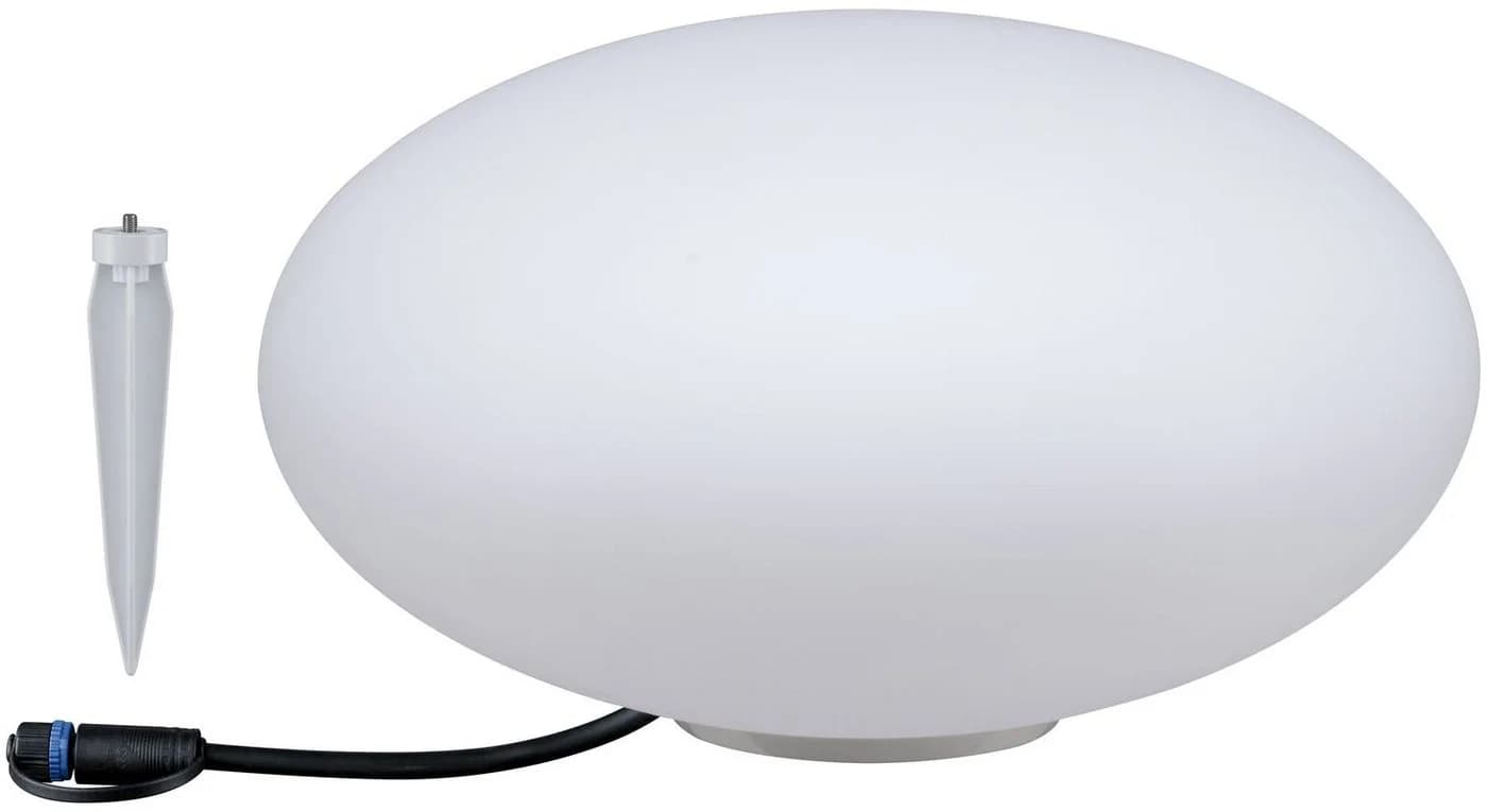 Paulmann Plug & Shine LED-Dekoleuchte Stone 35 cm Weiß