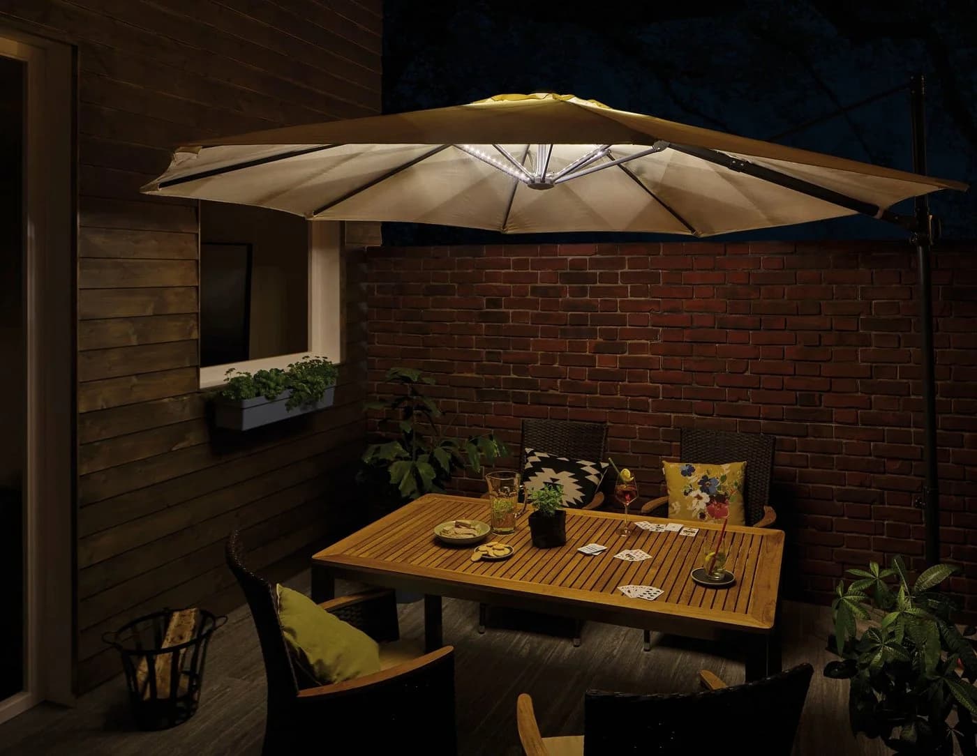 Paulmann LED-Lichterkette Outdoor Mobile Parasol Schwarz - Bild 5