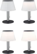 PAULMANN LED Außen-Tischleuchte Lillesol Solar Dimmbar Silber Bild 5