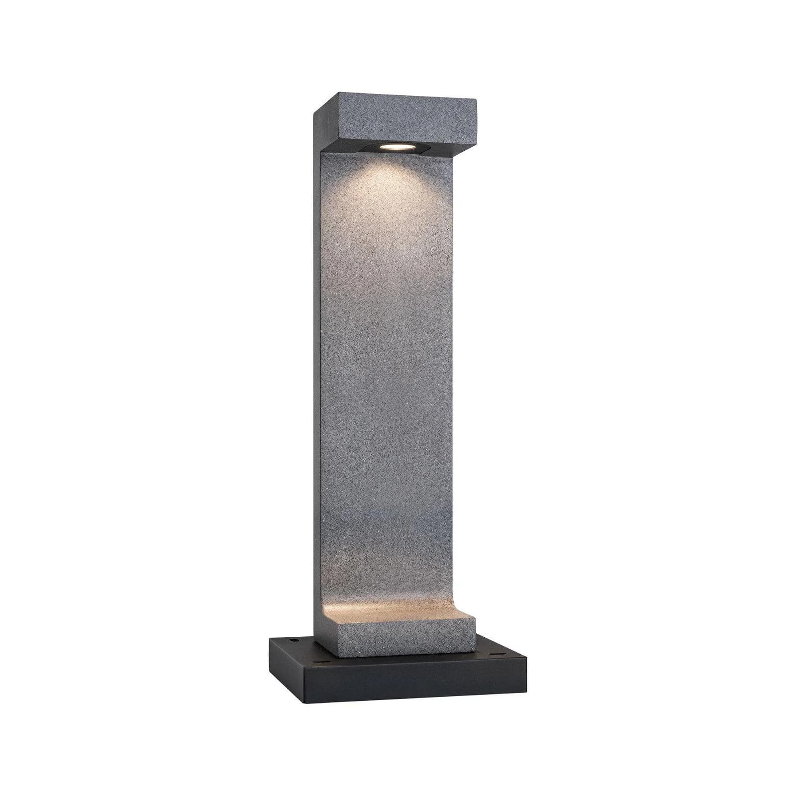 Paulmann LED Pollerleuchte Concrea - Betonoptik Schwarz