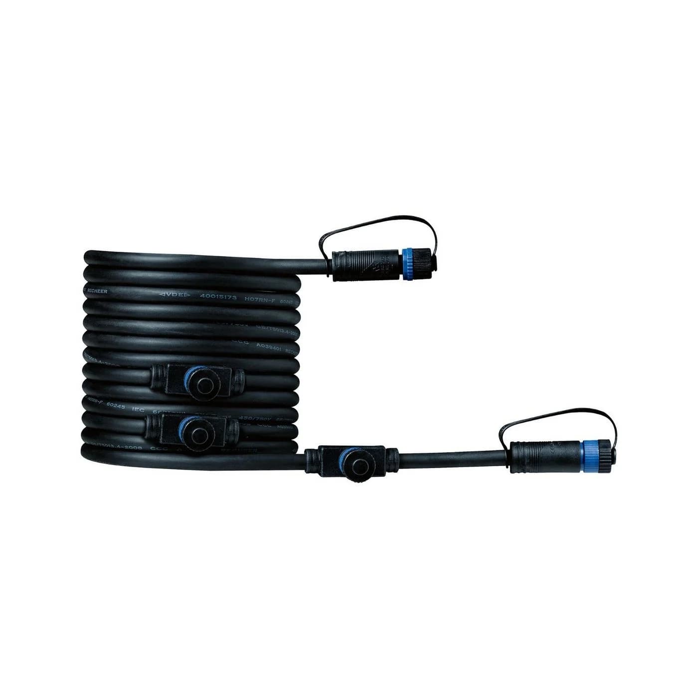 Paulmann LED Gartenstrahler Plug & Shine Kabel 5m 4 Ausgänge IP68 Schwarz - Bild 2