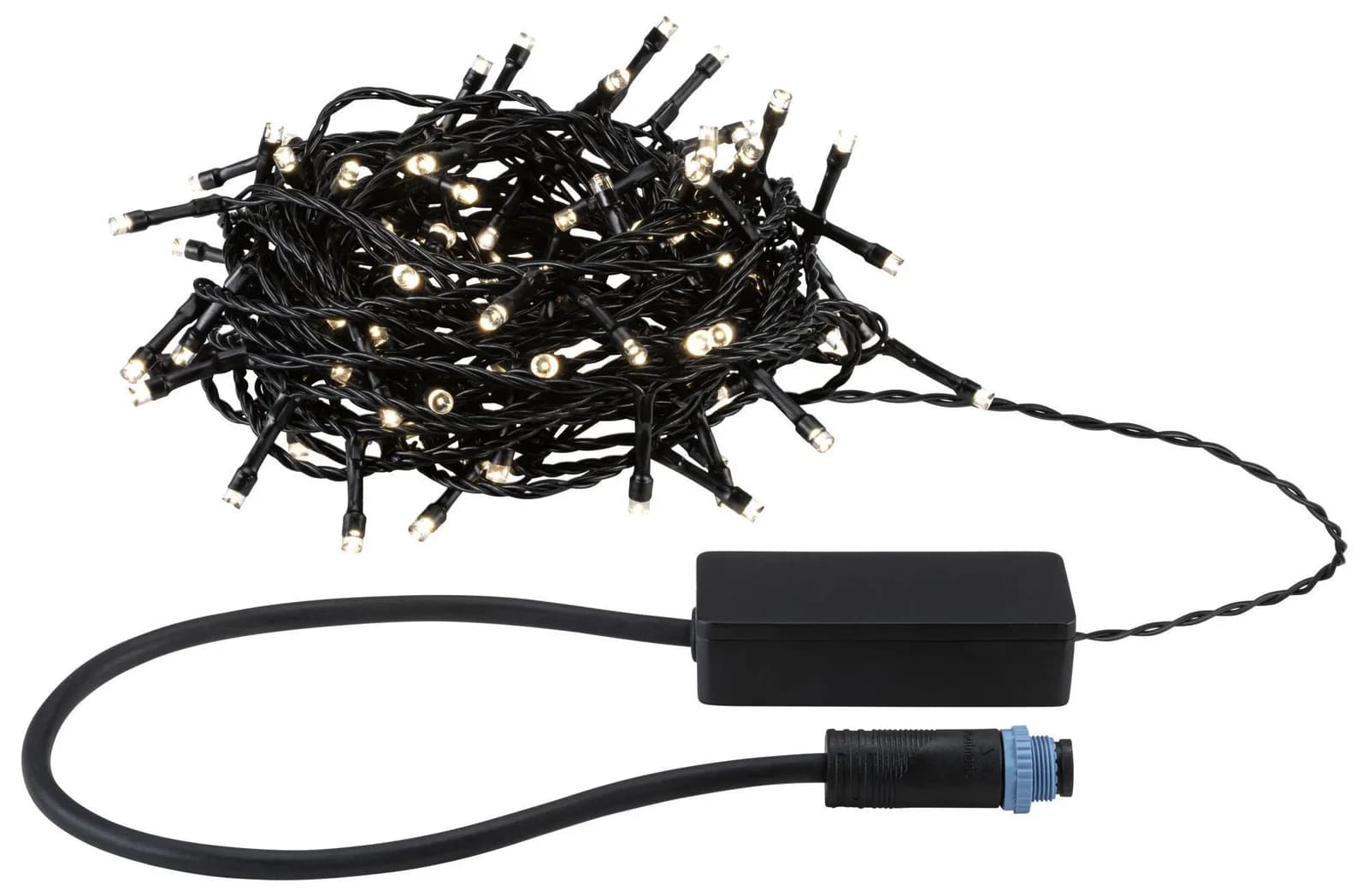 PAULMANN LED-Lichterkette Yuna IP44 Schwarz Dimmbar