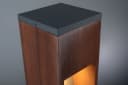 Paulmann Trabia LED-Sockelleuchte Holz, Höhe 40 cm Bild 4