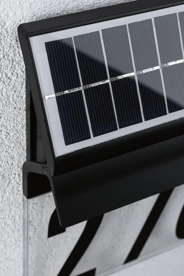 Paulmann Solar Hausnummernleuchte Neda IP44 Schwarz LED - Bild 5