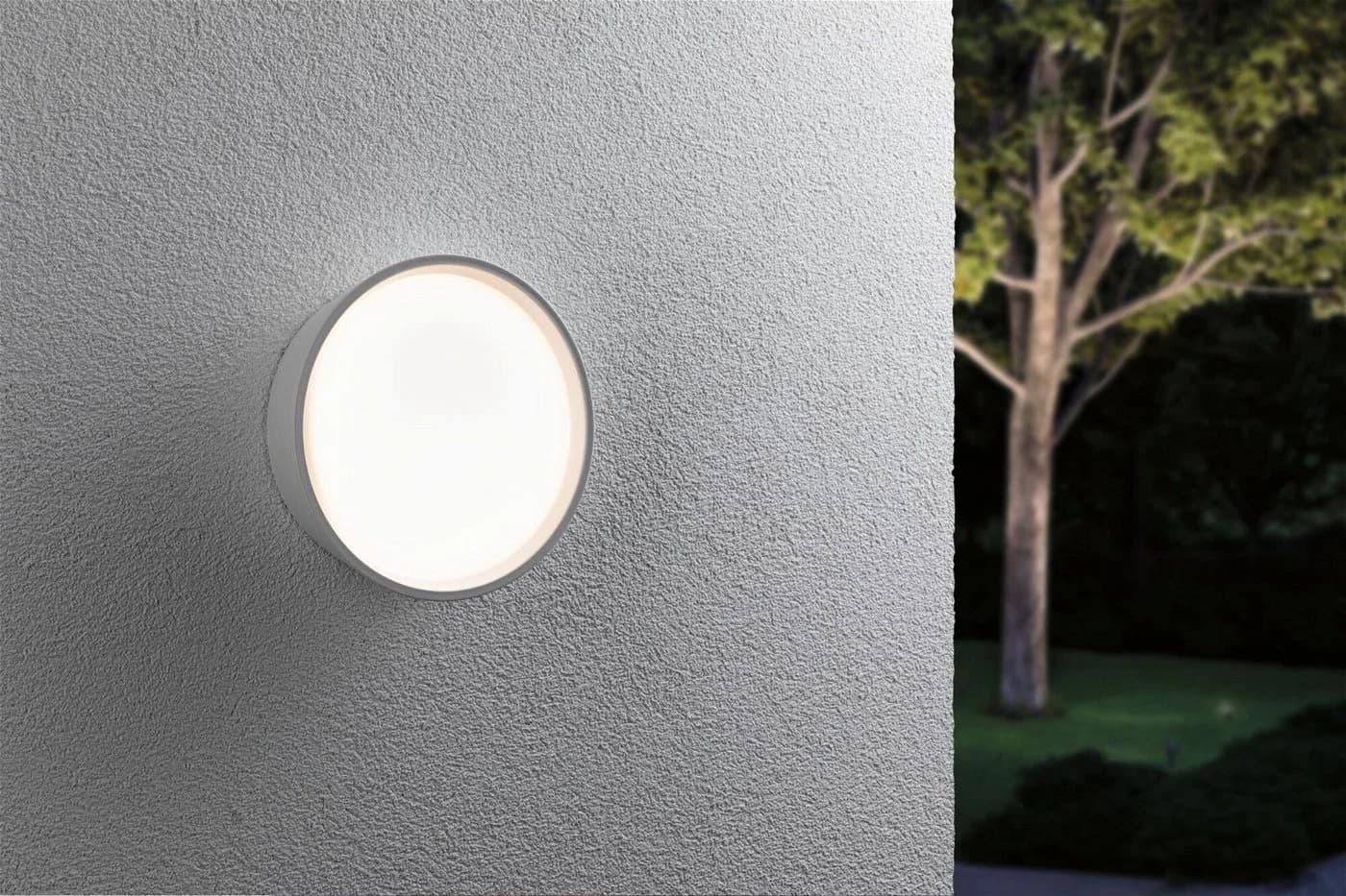 Paulmann LED Außen-Wandleuchte Platomo Weiß IP44 - Bild 4