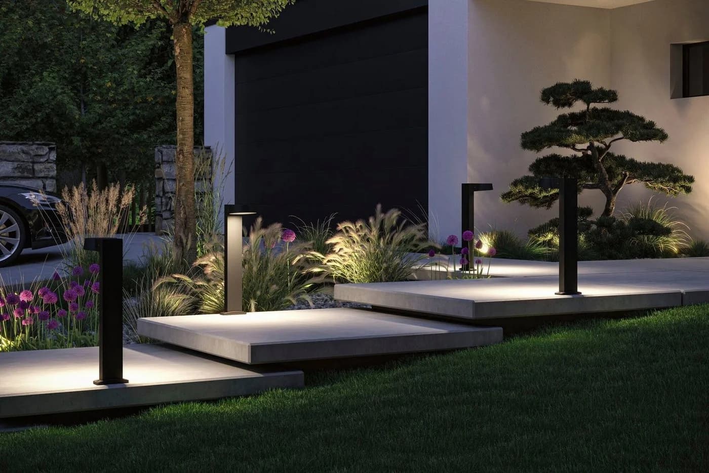 Paulmann LED Pollerleuchte Capea Grand IP44 Anthrazit - Bild 5