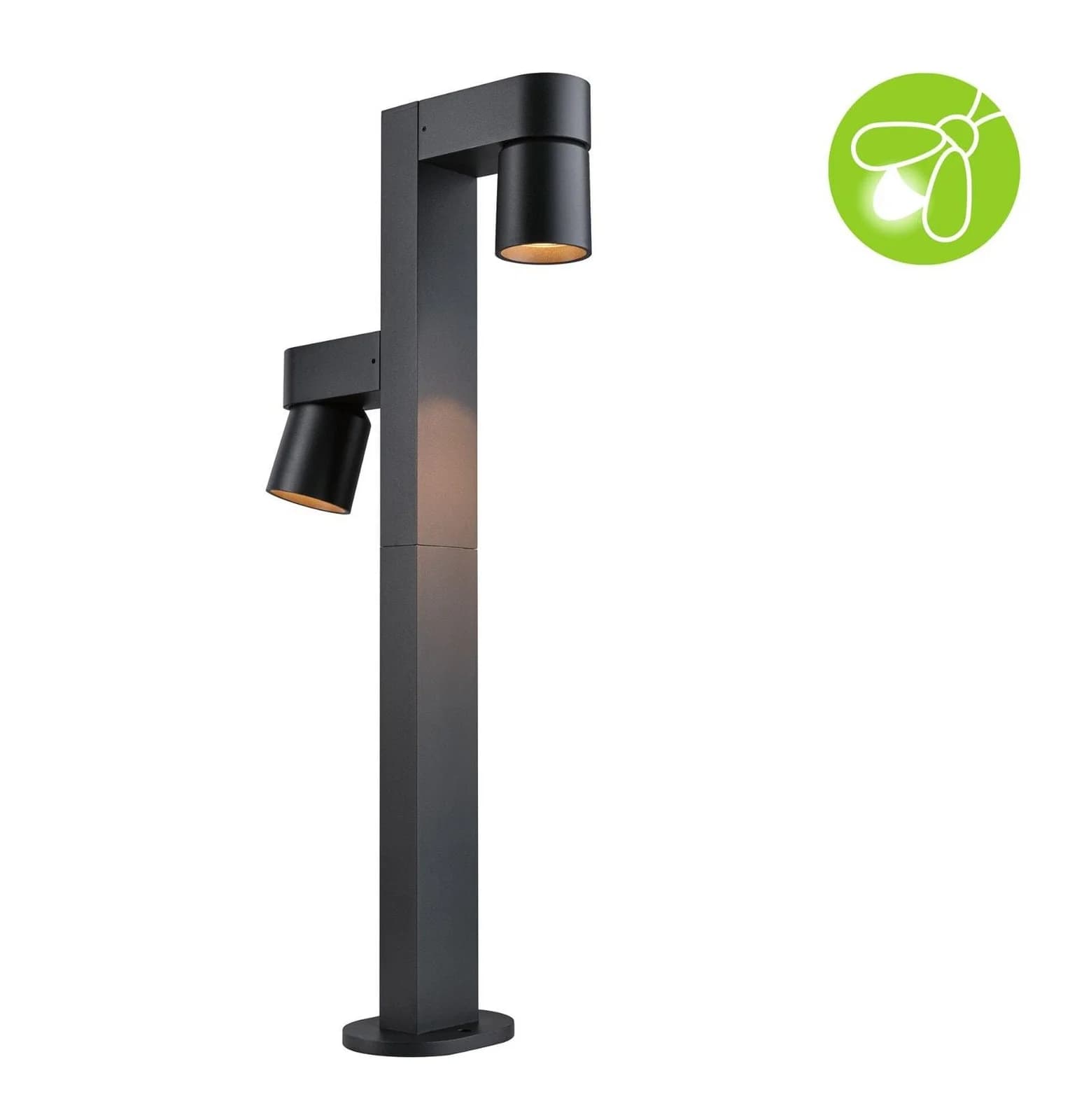 Paulmann LED-Wegeleuchte Kimu 2 Anthrazit 2-flg. 2.200 K